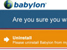 babylonツールバーの削除方法｜babylon toolbar on IEの被害